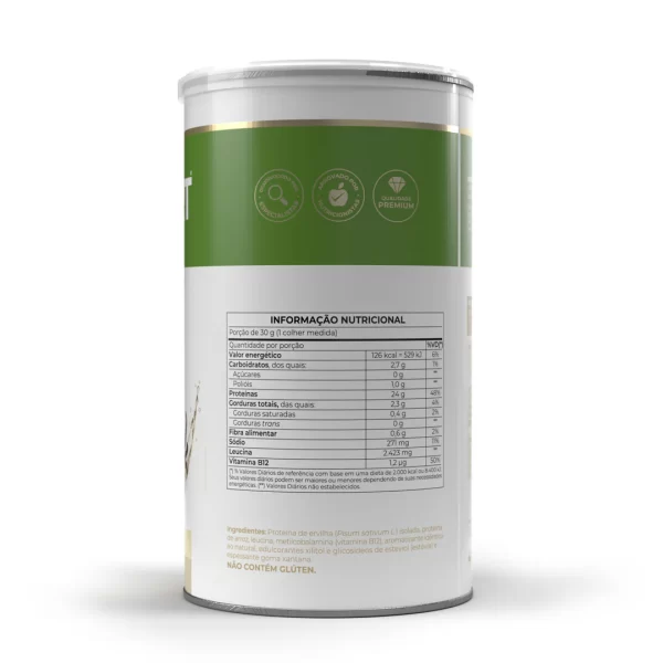 Isofort plant (proteína vegetal) Baunilha - 450g - Image 2