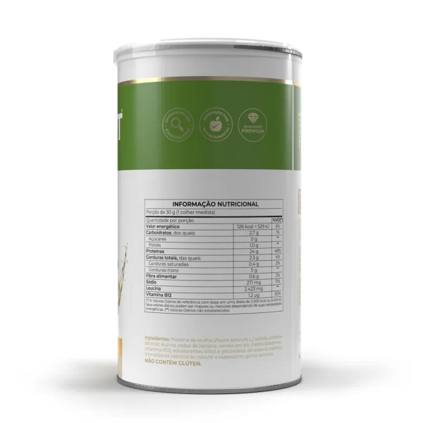 Isofort plant Banana com canela (proteína vegetal) - 450g - Image 2