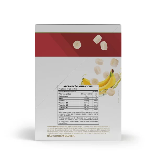 Endurance Energy gel (Banana) - Caixa com 12 sachês - Image 2