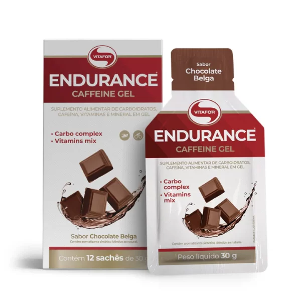 Endurance Energy gel (Chocolate Belga) - Caixa com 12 sachês