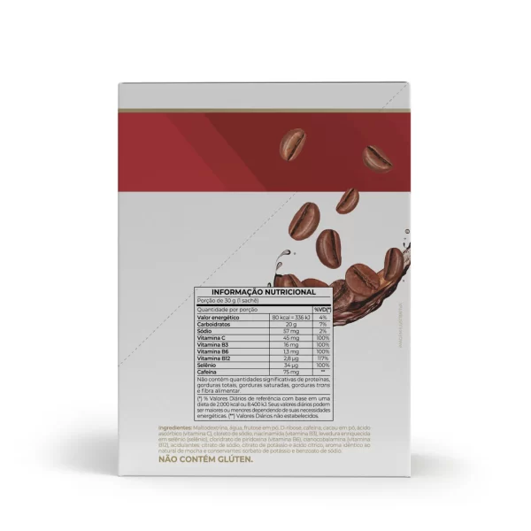 Endurance Caffeine gel ( Mocha) - 12 sachês - Image 2