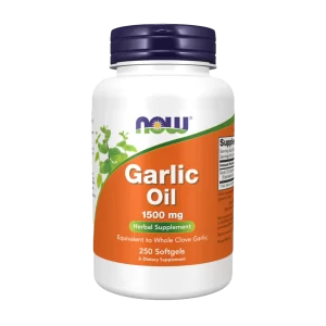 Garlic Oil - NOW Foods (1500 mg) - 100 cápsulas Softgels